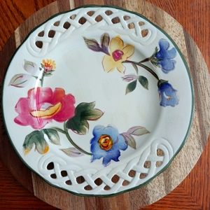 Today's Living Floral Plate